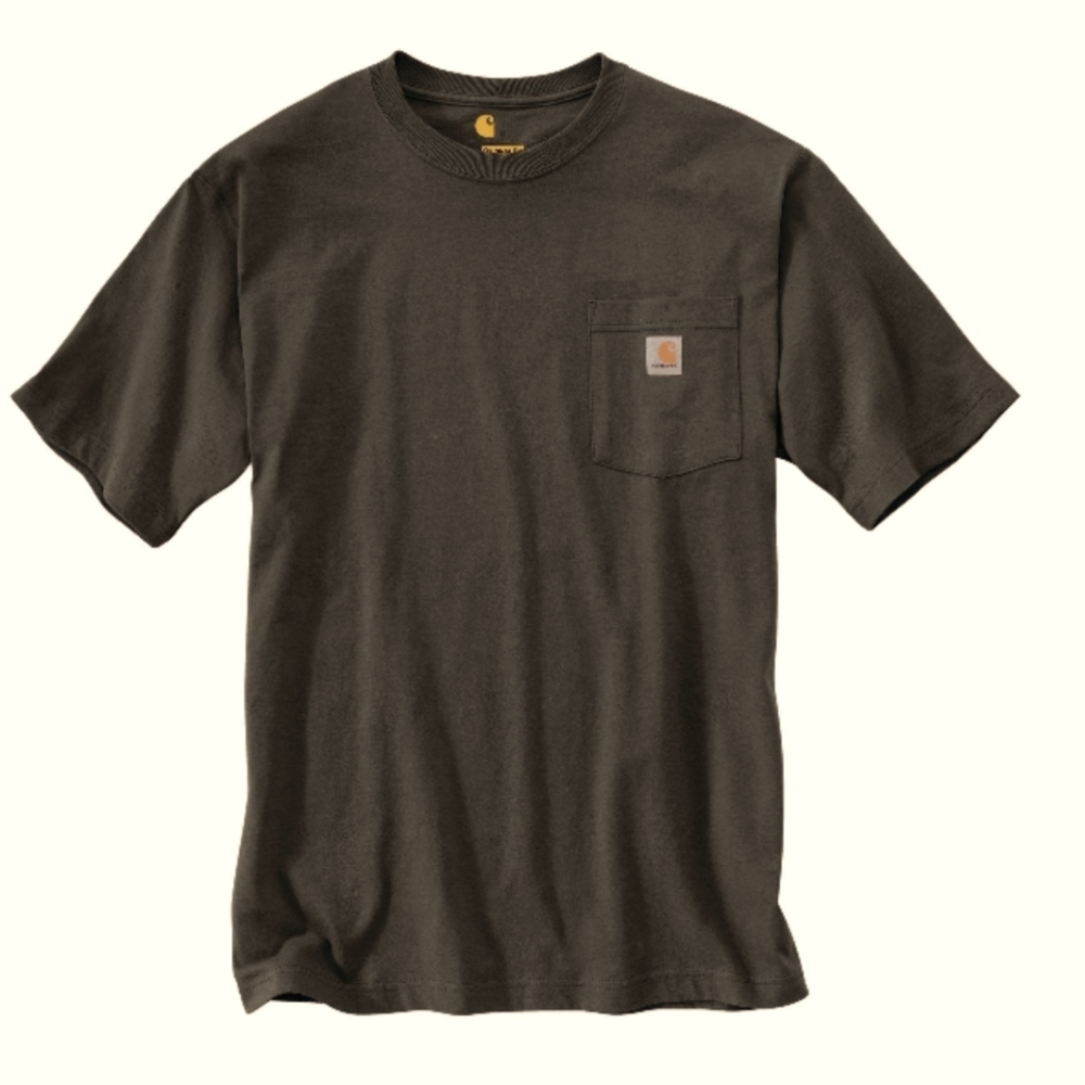 Brandnew Carhartt Men's  Workwear Pocket Crewneck Cotton T-shirt L-Tall